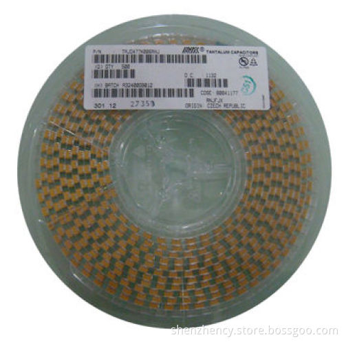 Tantalum Capacitors, TAJD476K025RNJ, 47UF 25V 10% 2917, D Case